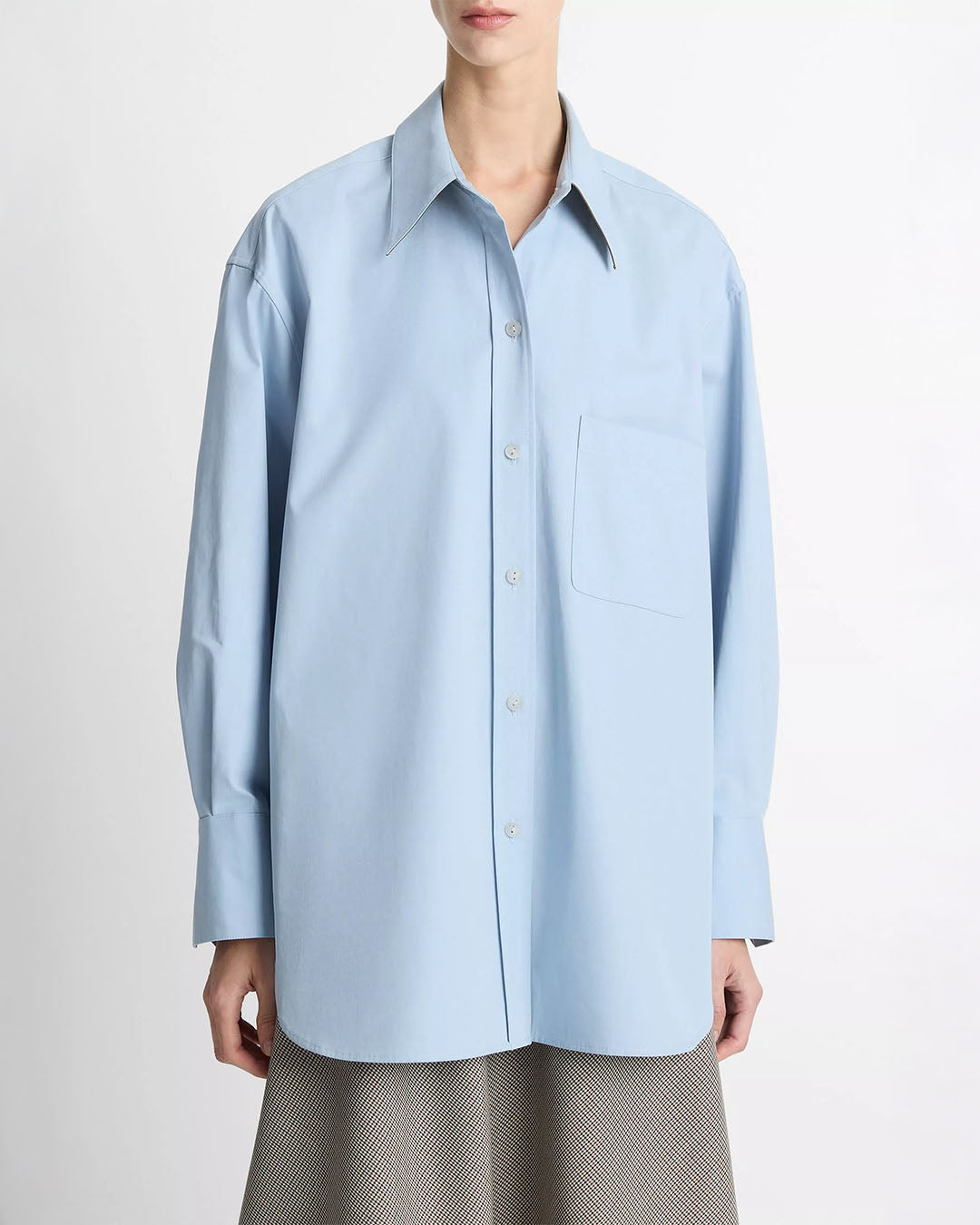 Vince Italian Cotton Oversized Shirt