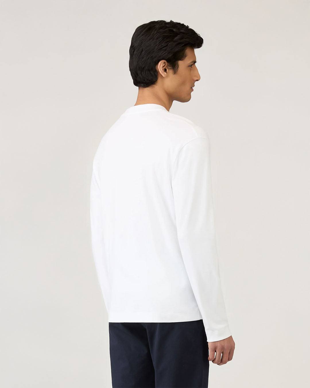 Sunspel Long Sleeve Heavyweight T‑shirt