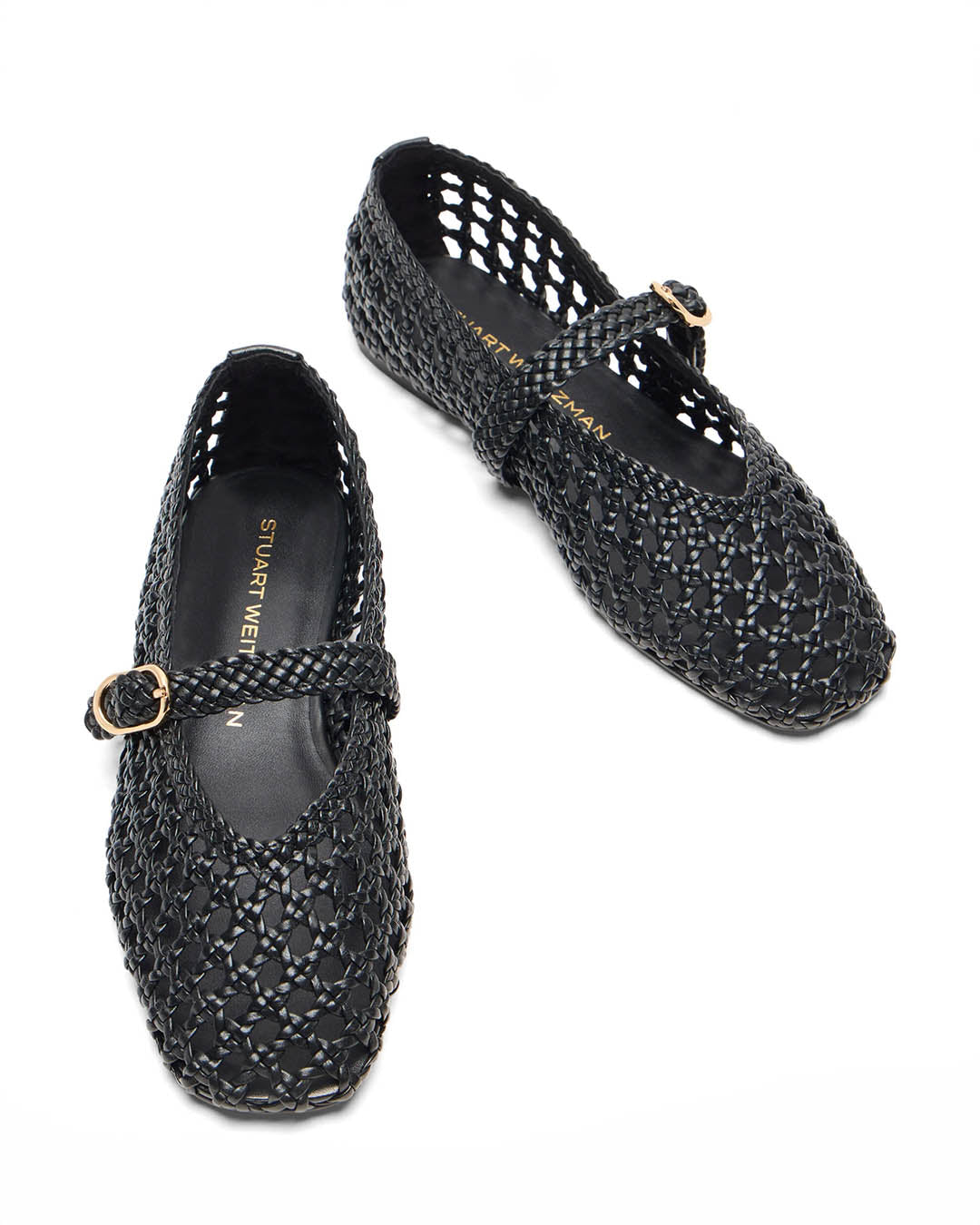 Stuart Weitzman Prim Woven Mary Jane
