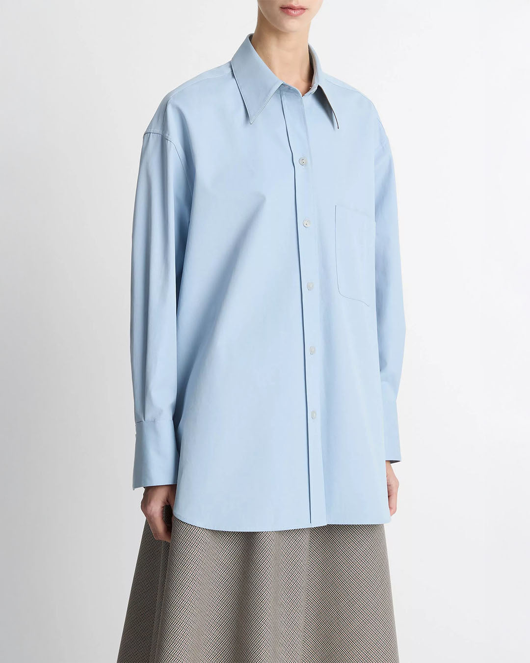Vince Italian Cotton Oversized Shirt
