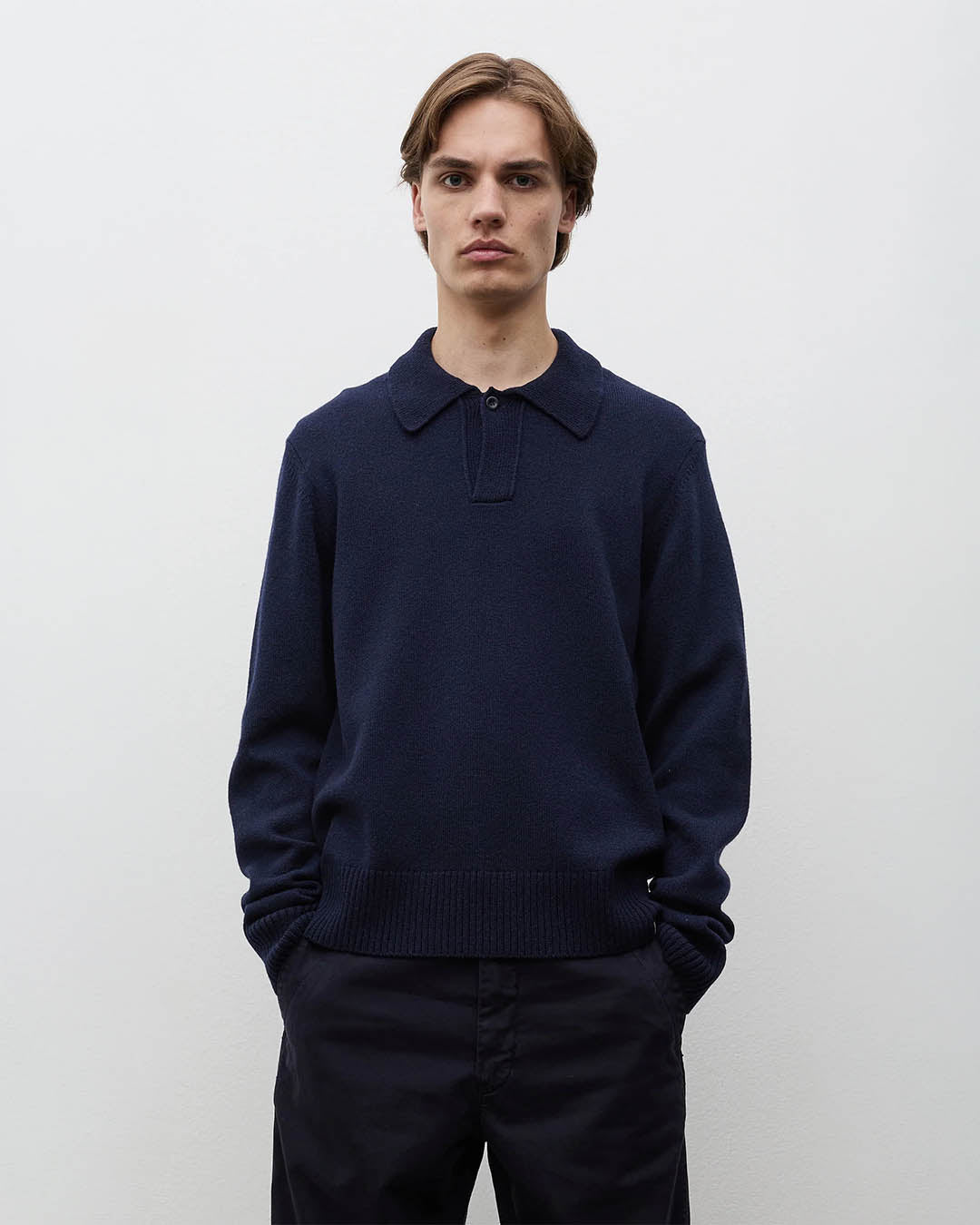 Norse Projects Ristinge Merino Lambswool Polo
