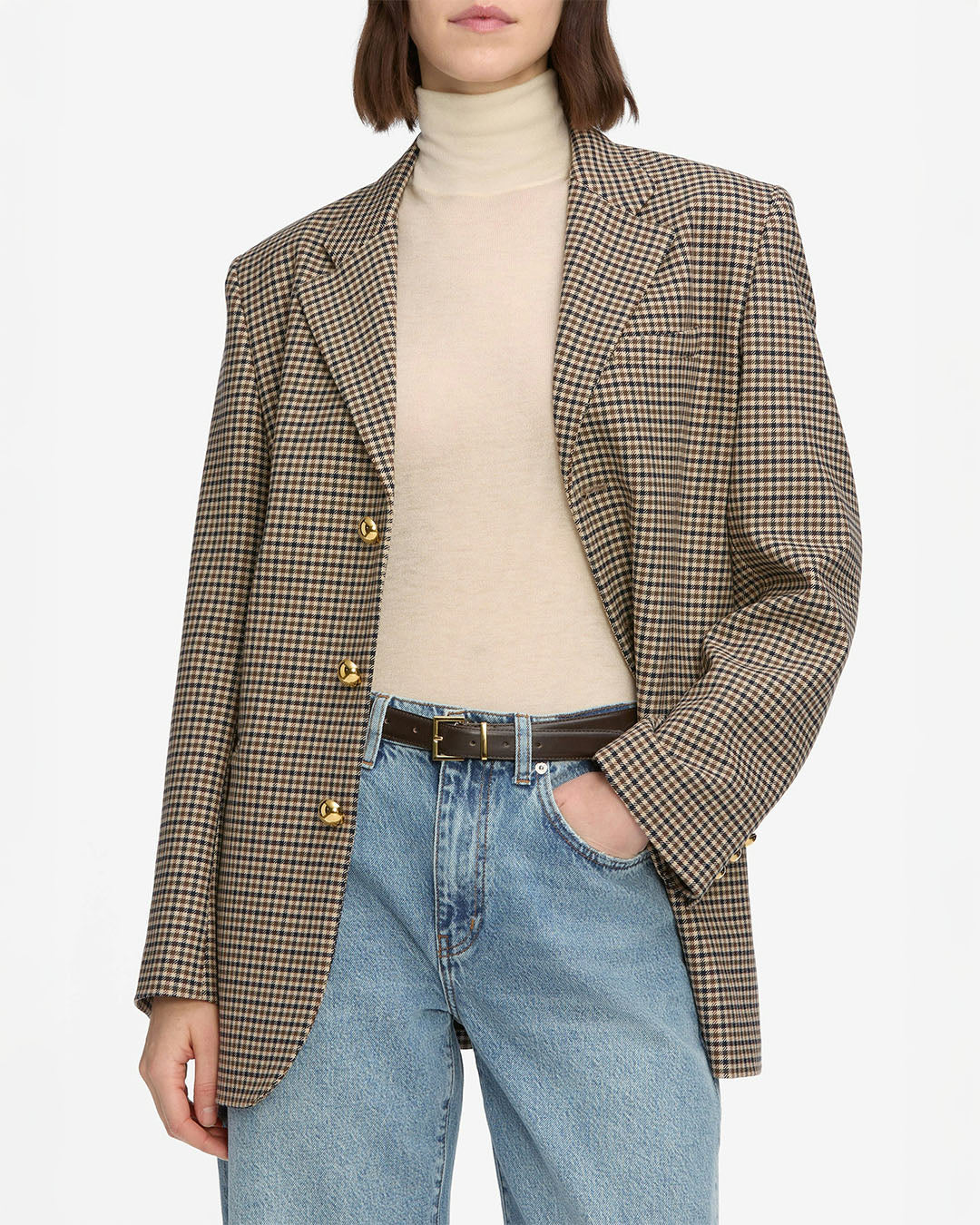 Frame The Houndstooth Blazer - Main Image