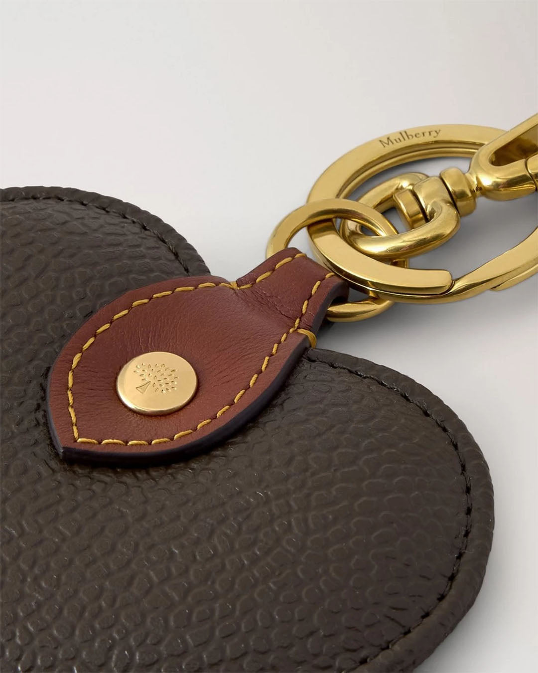 Mulberry Heart Keyring