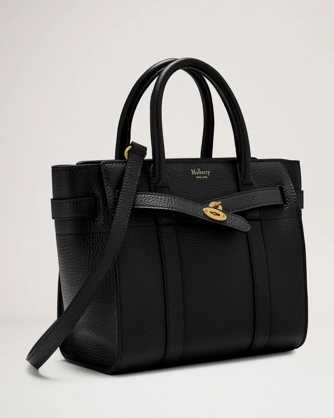 Mulberry Mini Zipped Bayswater Classic Grain