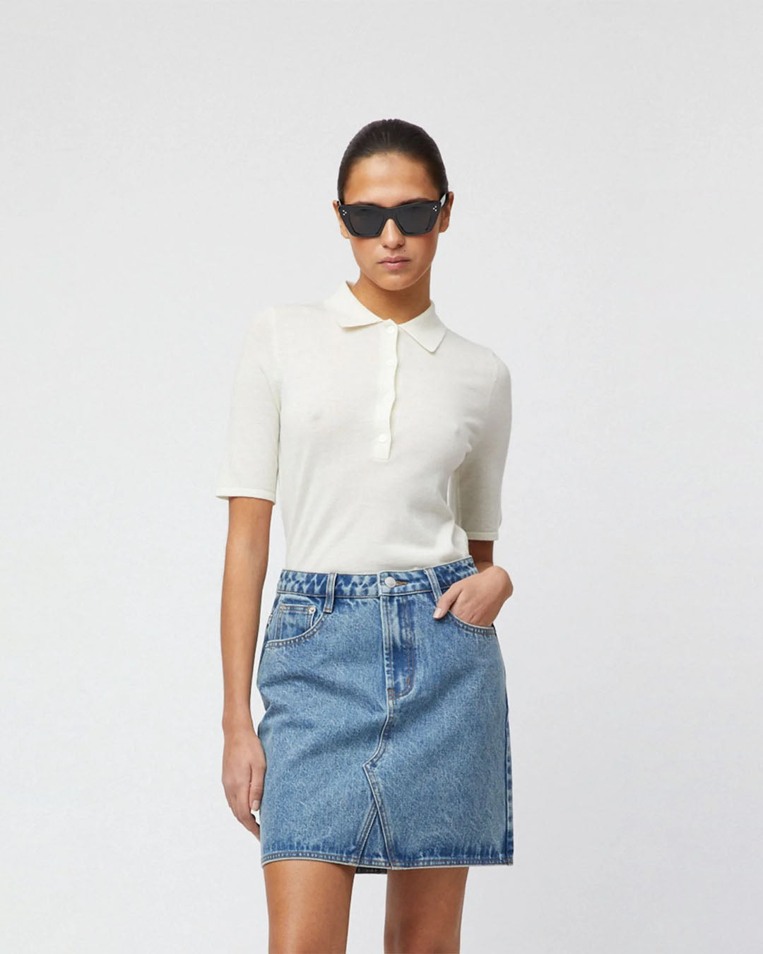 FWSS Celeste Pique Tee