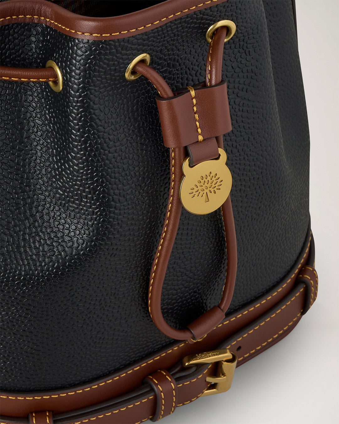 Mulberry Small Scotchgrain Bucket