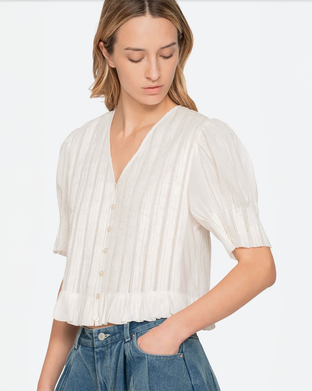 Sea New York Alberte Bubble Blouse