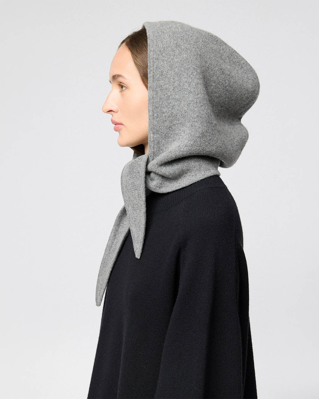 FWSS Tie Up Knitted Hood