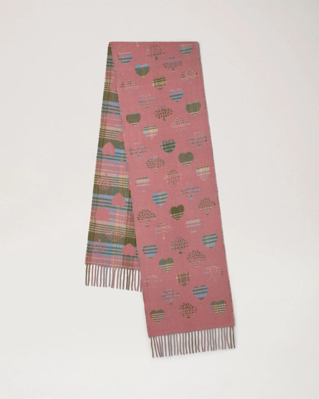 Mulberry Heritage Check Scarf