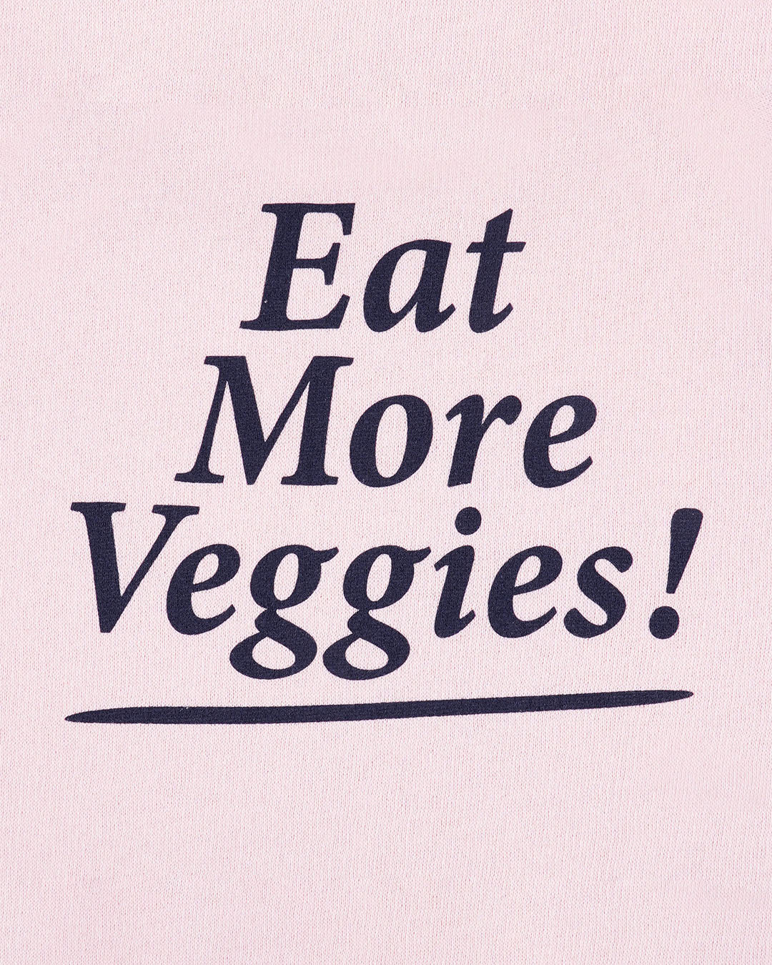 Sporty & Rich Eat More Veggies Kids Crewneck