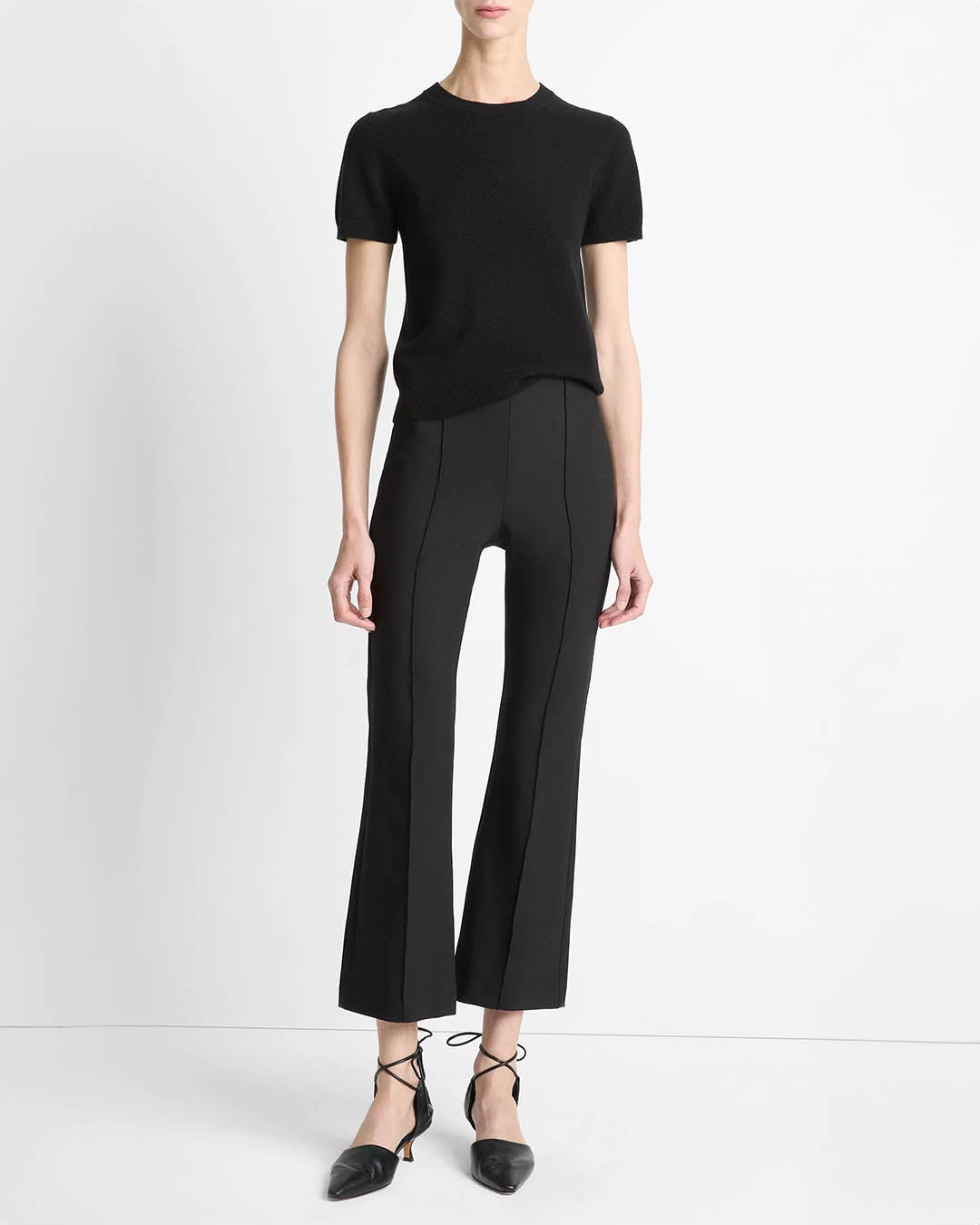 Vince Mid Rise Crop Flare