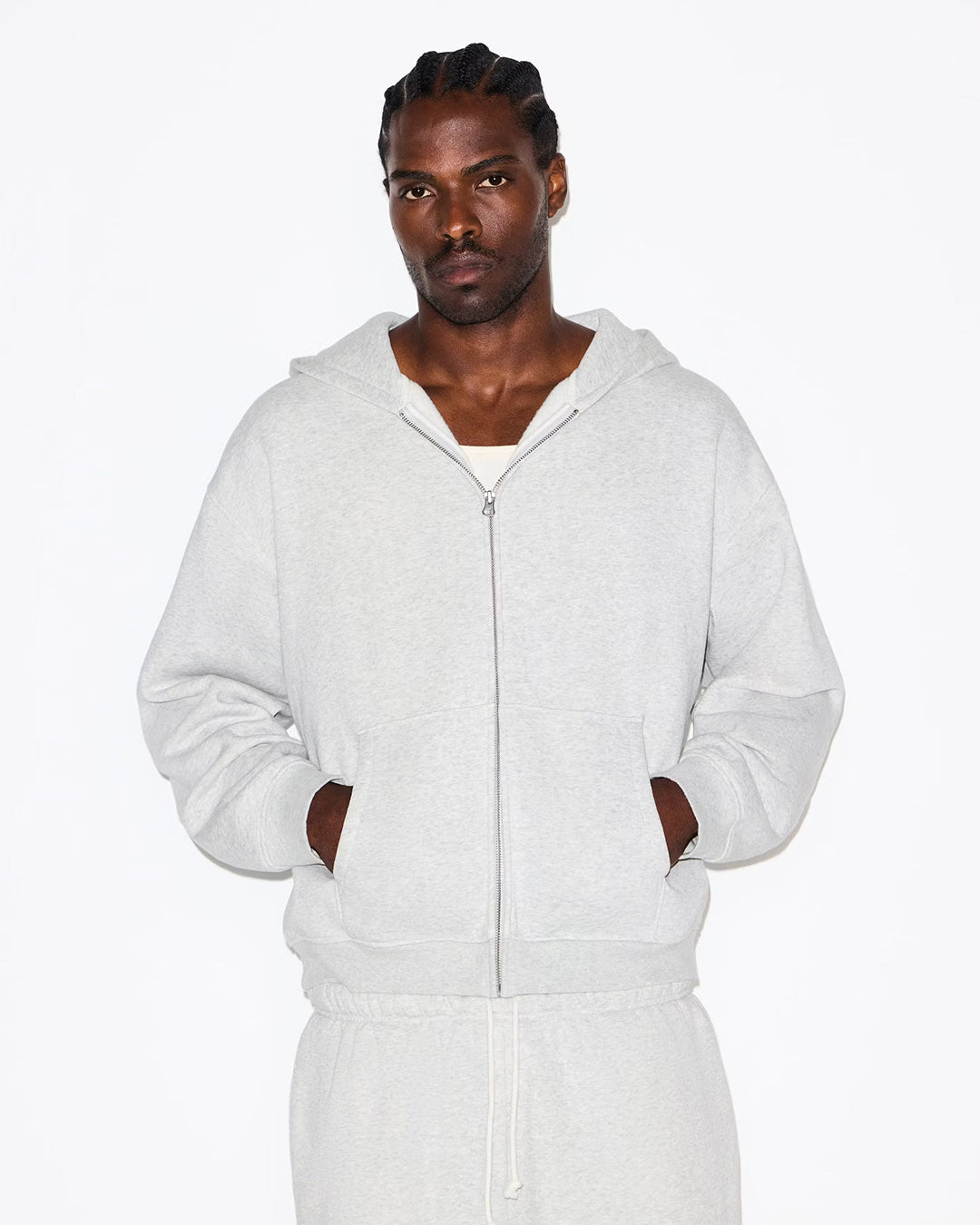 SKIMS Relaxed Zip Up Hoodie