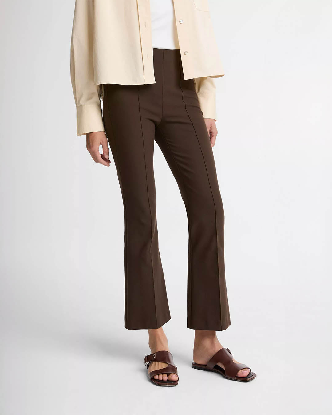 Vince Mid Rise Crop Flare