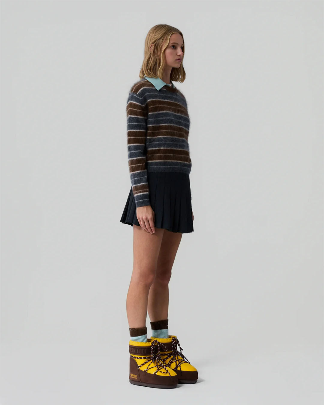 Guest In Residence Grizzly Stripe Crew