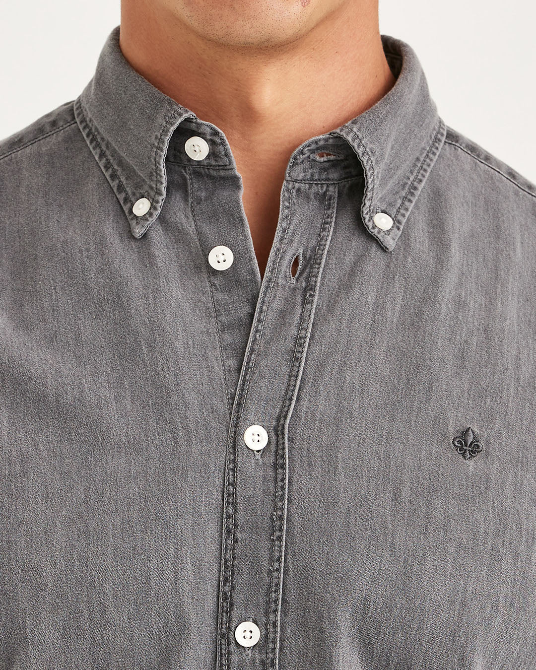 Morris Light Denim Shirt - Slim Fit