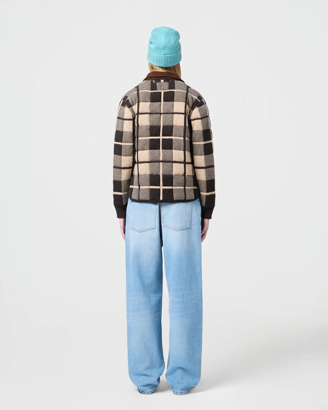Guest In Residence Quilted Plaid Liner Jacket