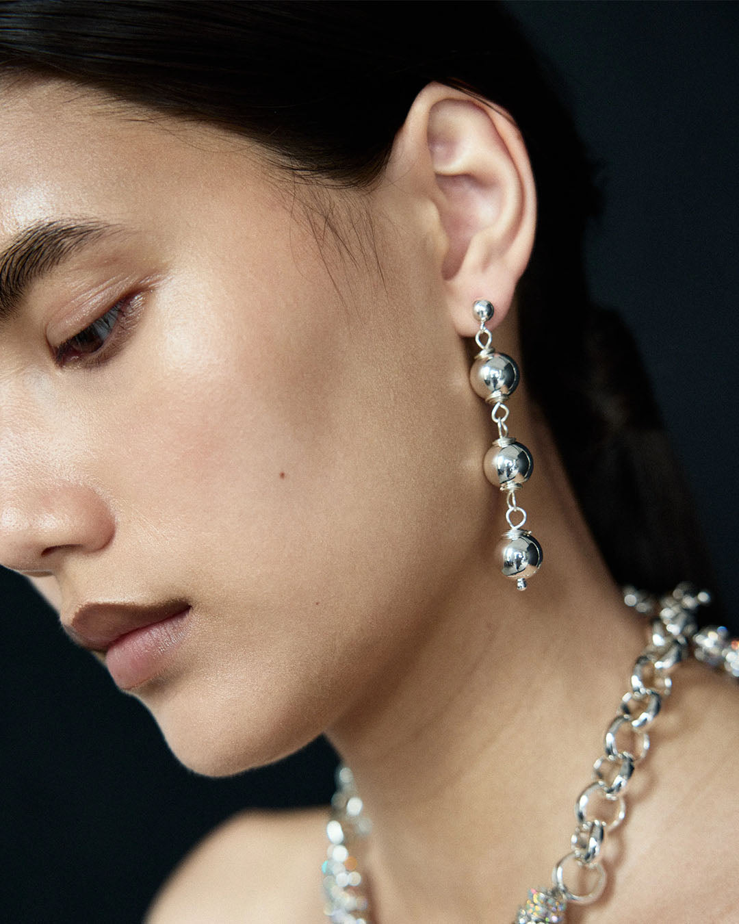 Pearl Octopuss.Y Tiny Trio Sphere Earrings