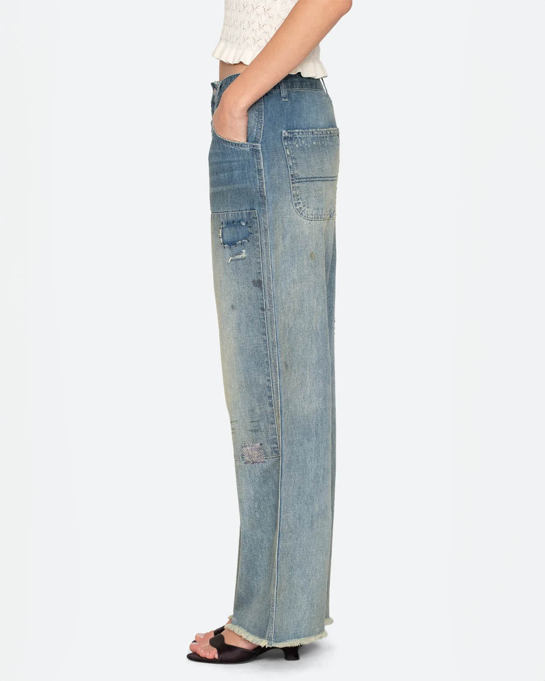 Sea New York Clara Mended Jeans
