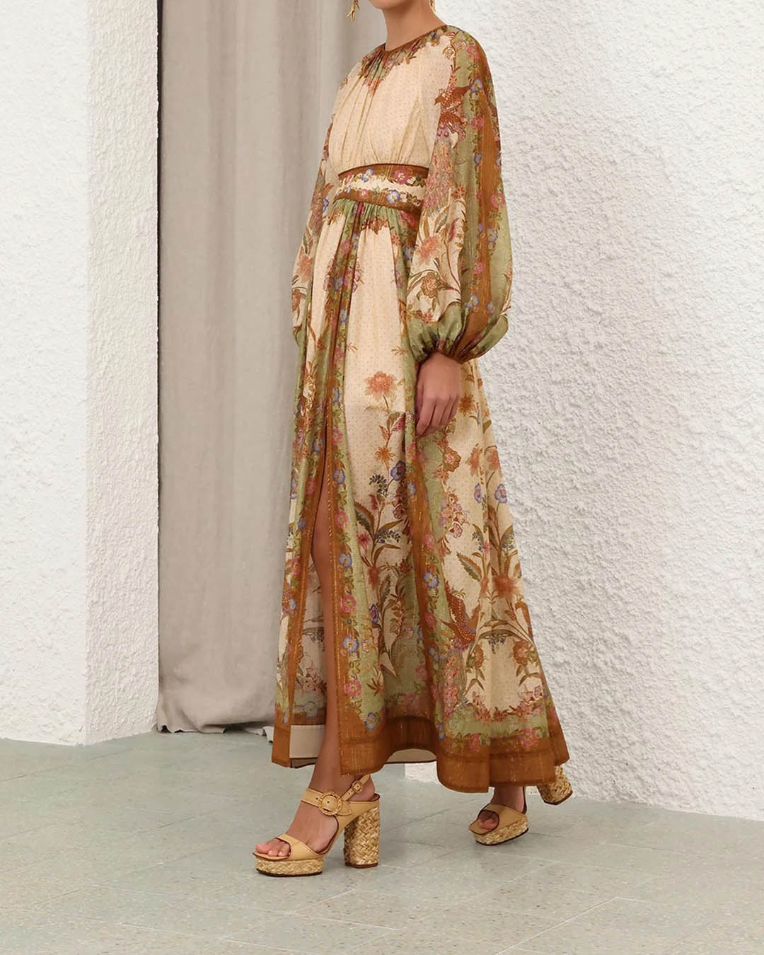 Zimmermann Indra Waisted Maxi Dress