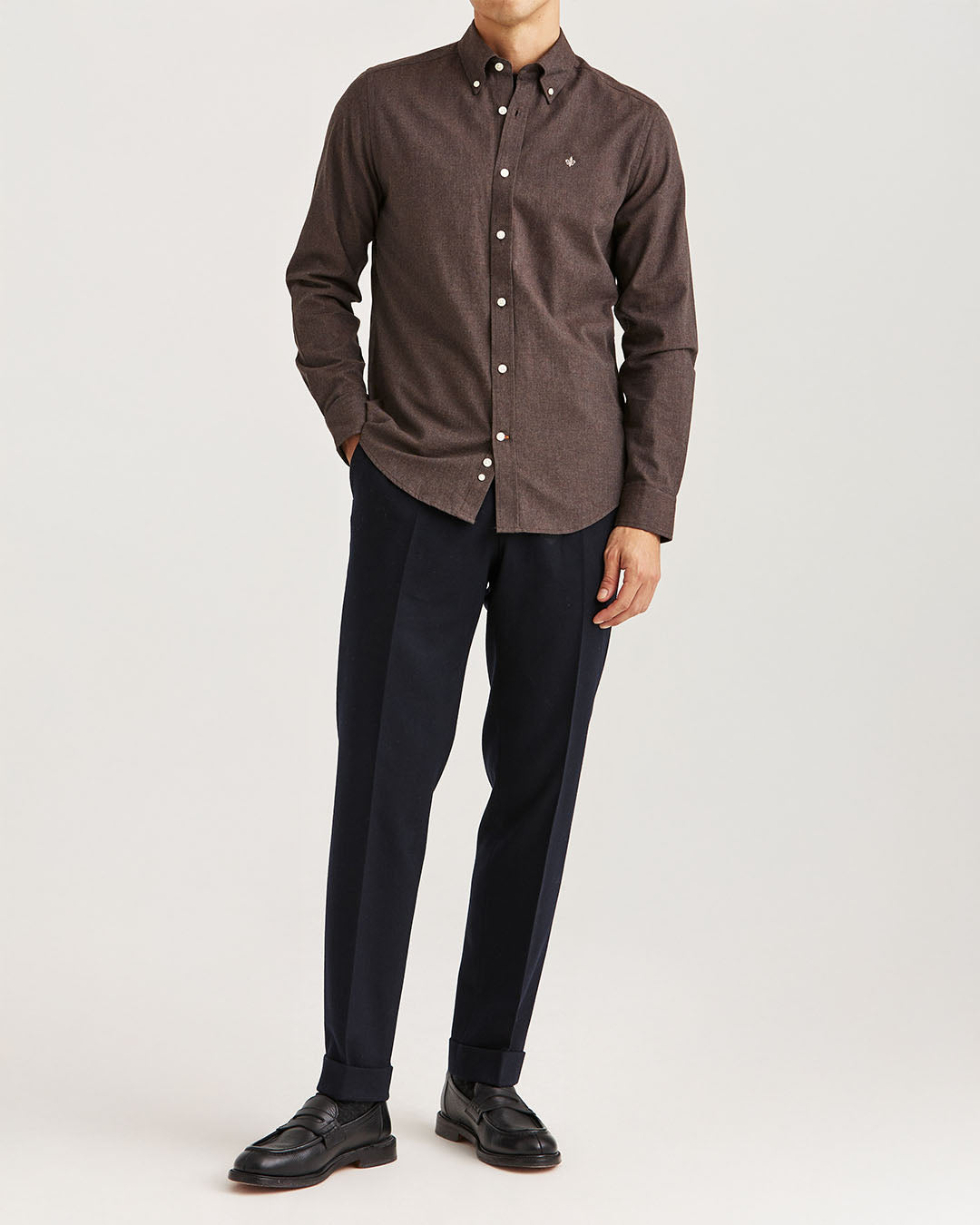 Morris Watts Flannel Shirt - Slim Fit