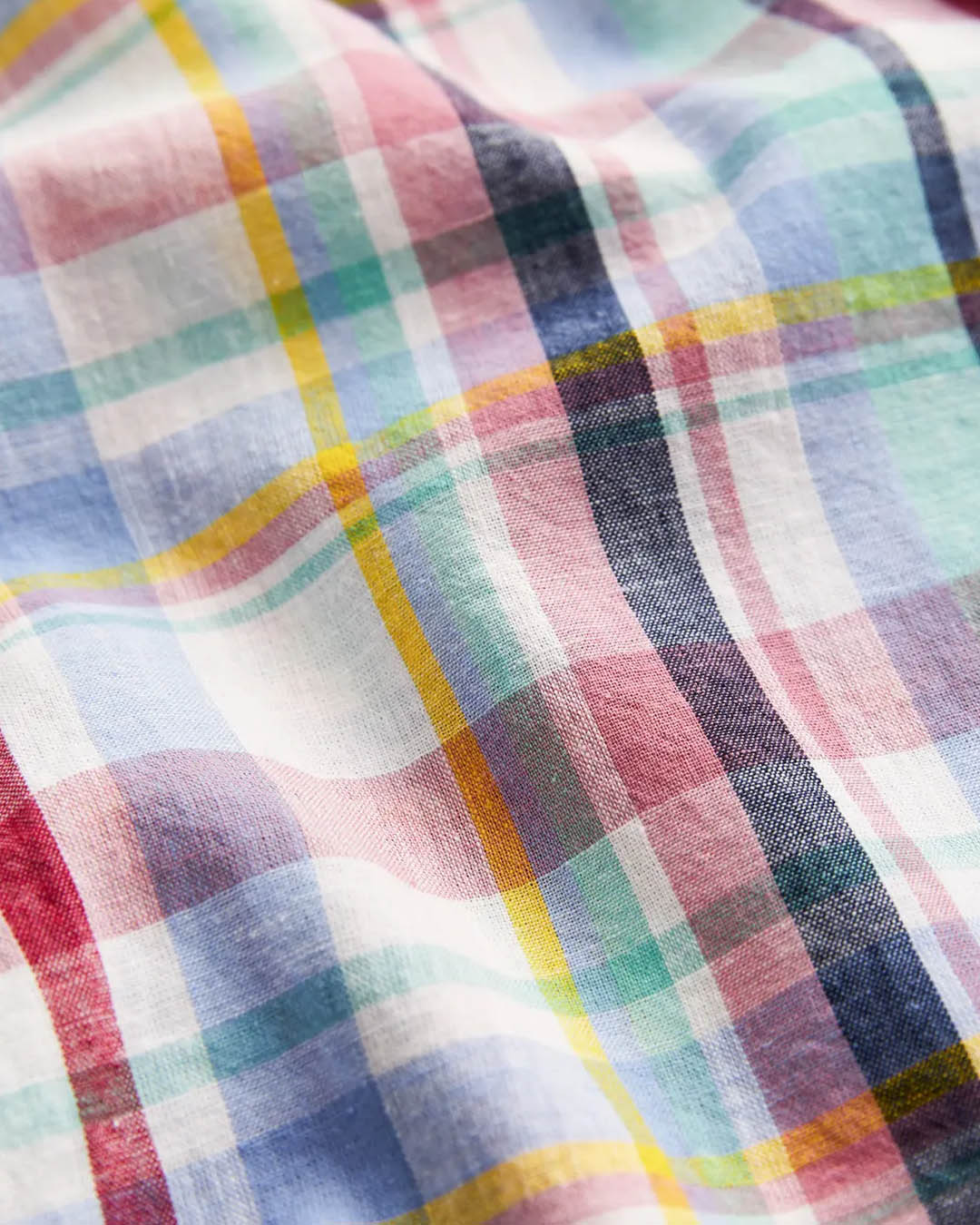 Morris Linen Preppy Check
