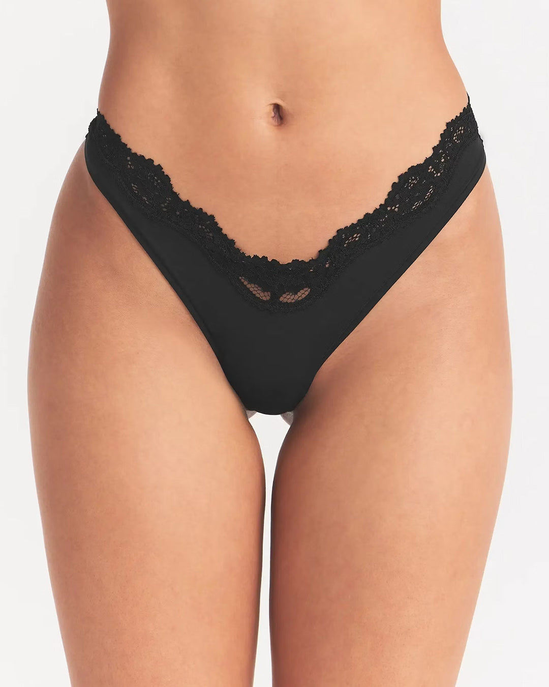SKIMS Fits Everybody Lace Dipped Thong