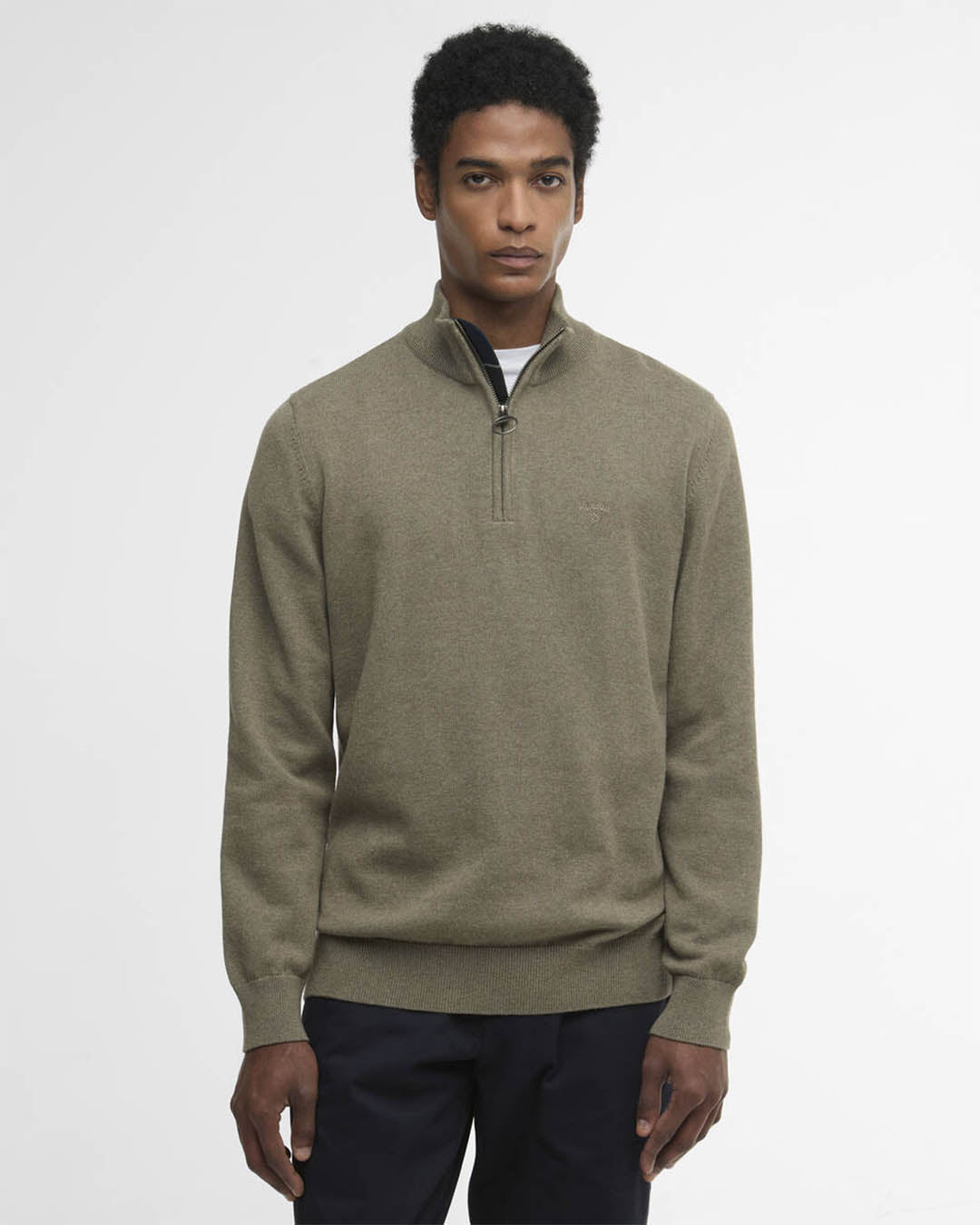 Barbour Cotton Half Zip Jumper