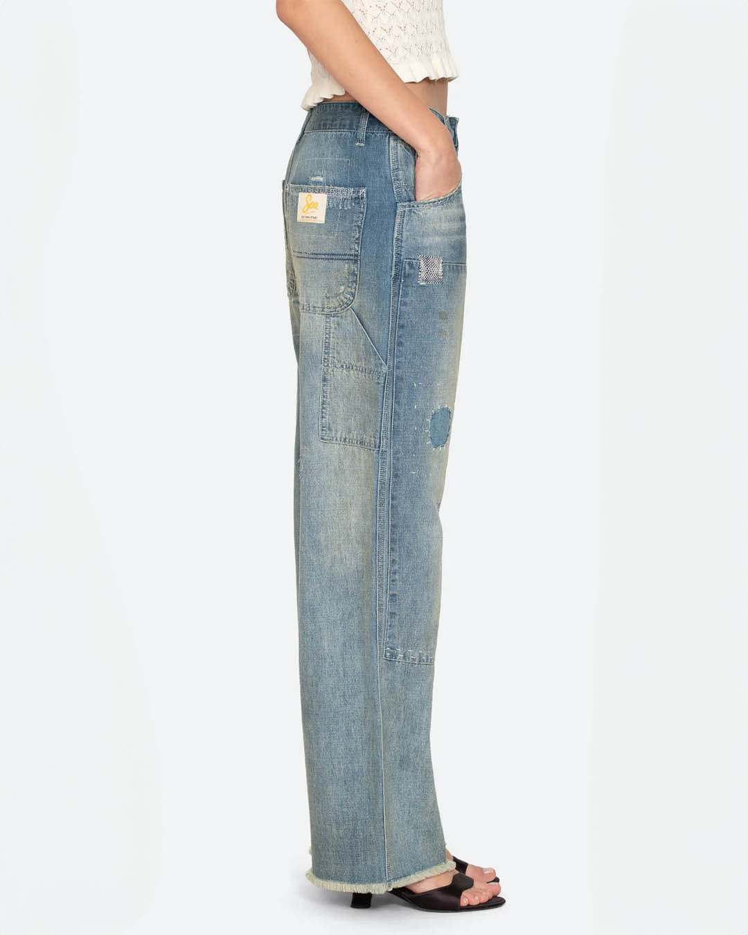 Sea New York Clara Mended Jeans