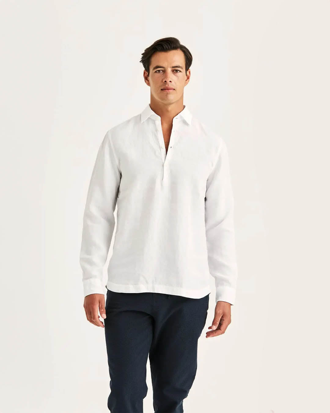 Morris Linen Popover Shirt