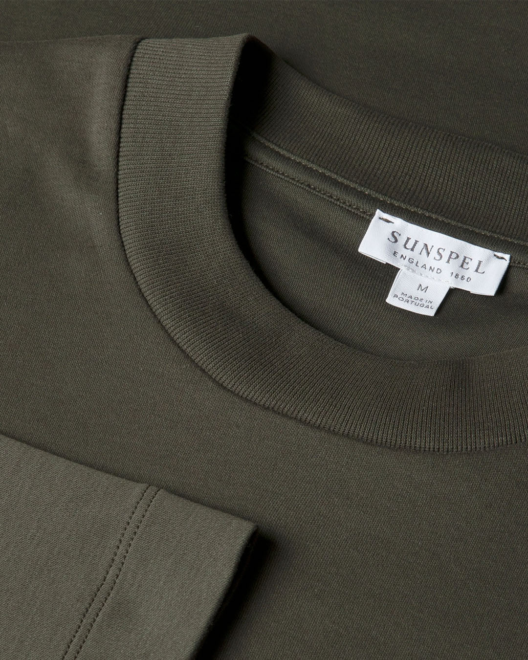 Sunspel Long Sleeve Heavyweight T‑shirt