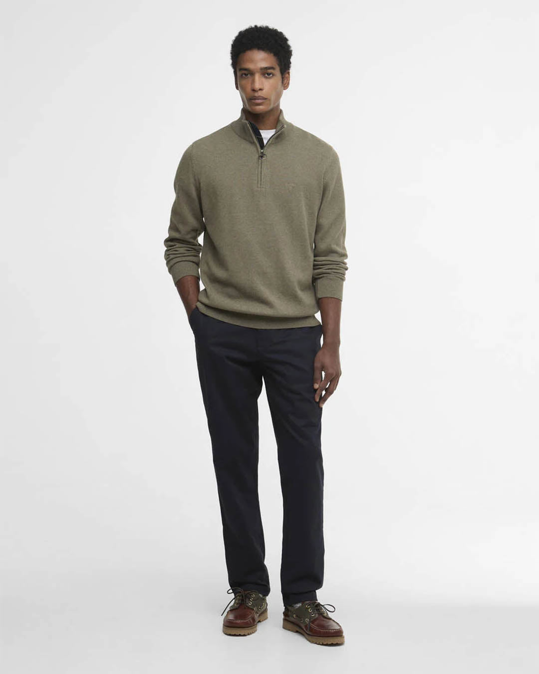 Barbour Cotton Half Zip Jumper