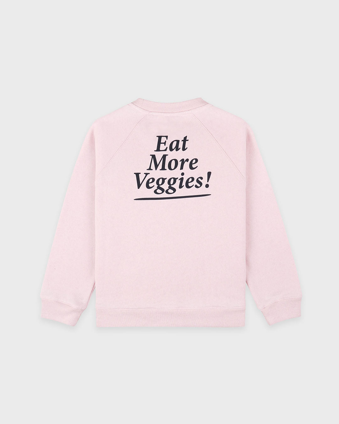 Sporty & Rich Eat More Veggies Kids Crewneck