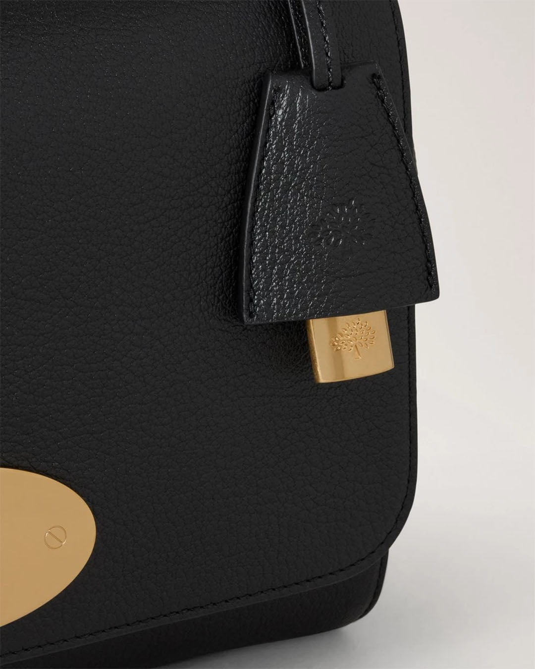 Mulberry Medium Lily Glossy Goat