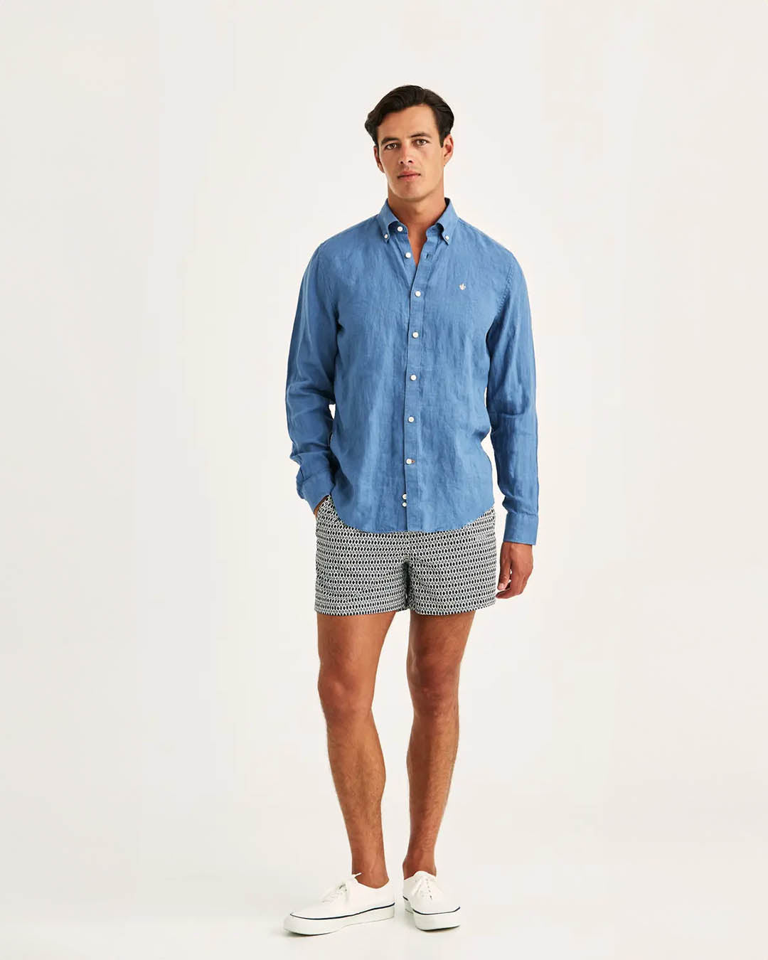 Morris Douglas Linen Shirt