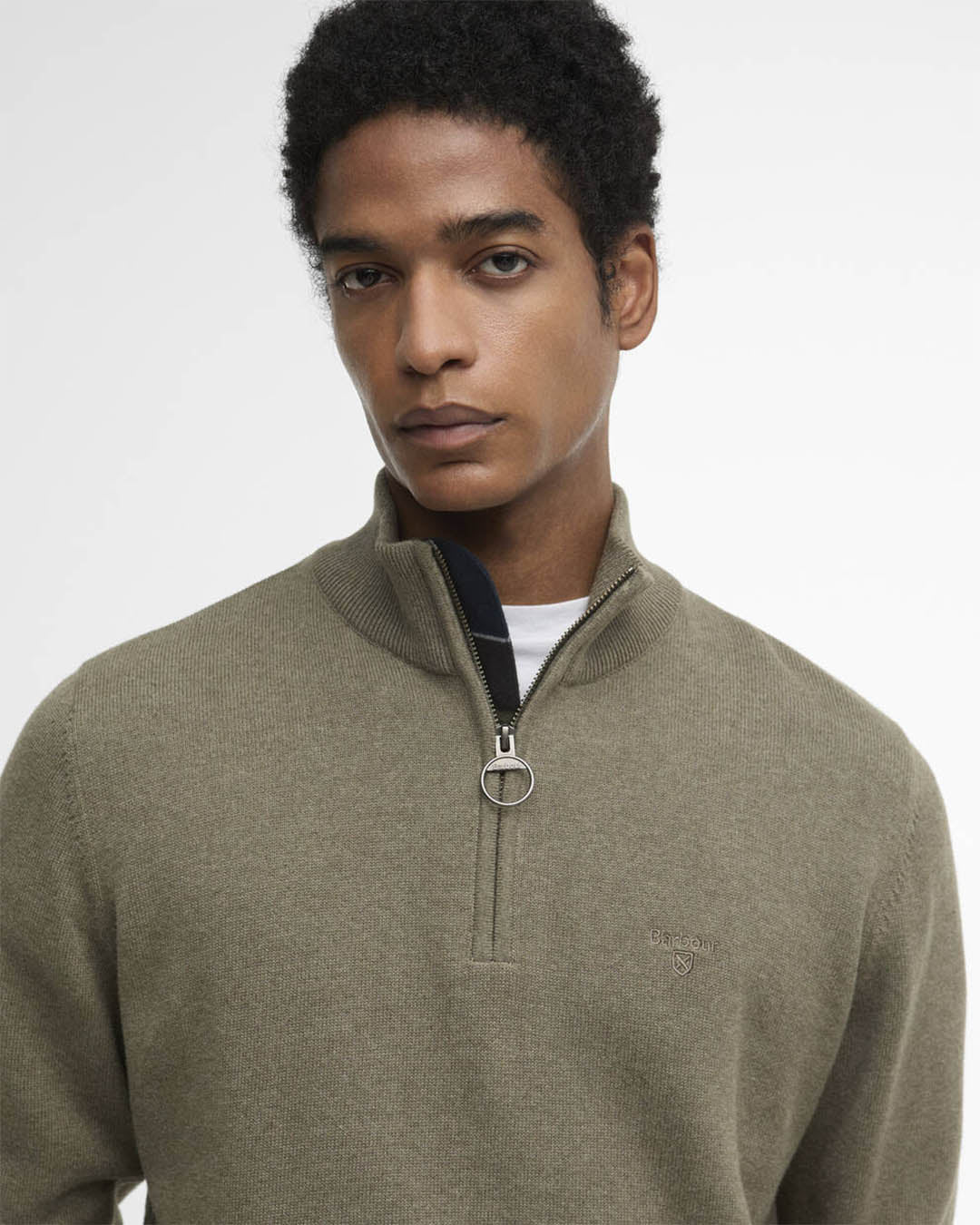 Barbour Cotton Half Zip Jumper