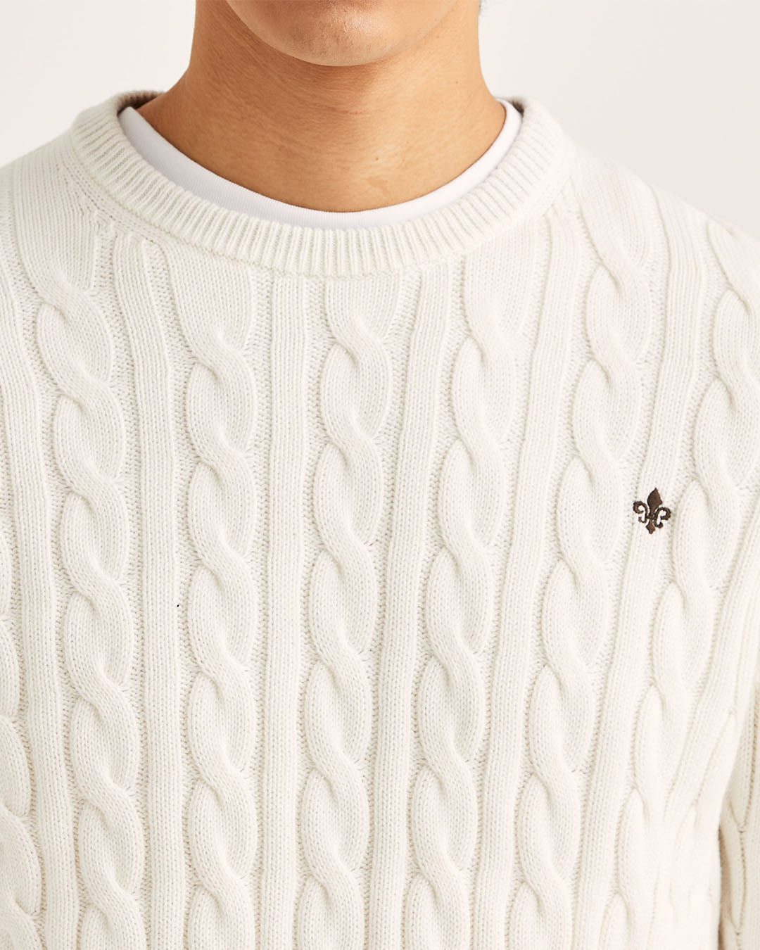 Morris Ethan Cable Oneck