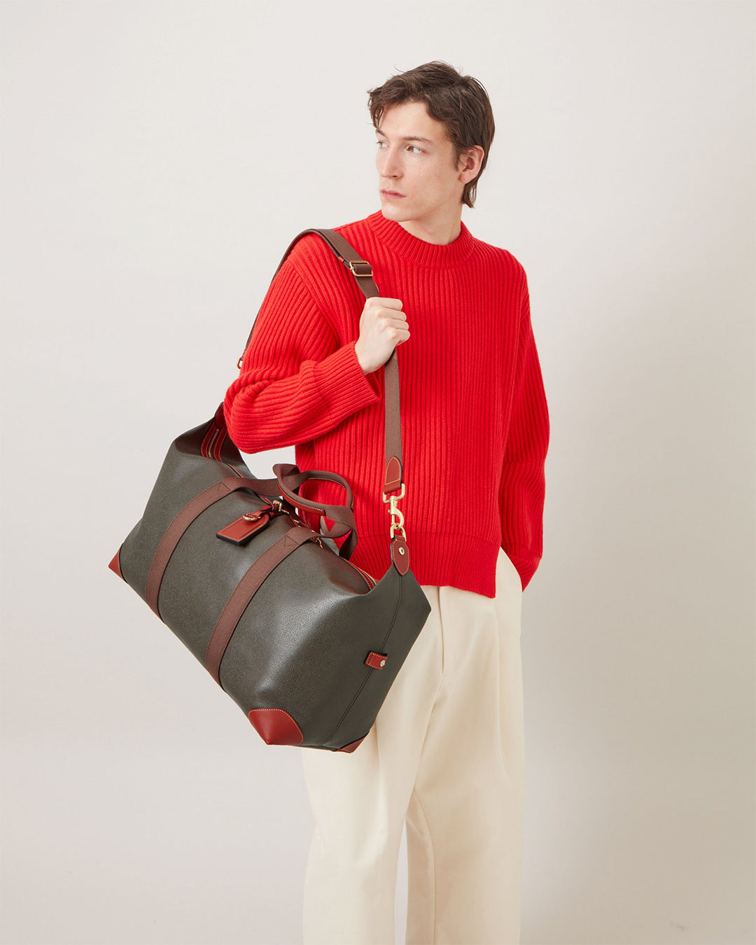 Mulberry Medium Clipper Eco Scotchgrain Luggage
