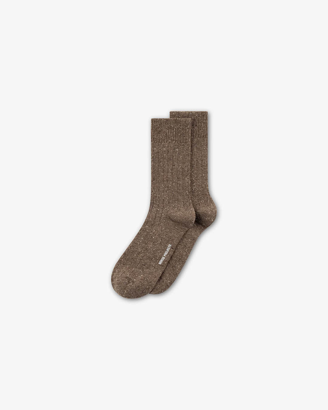 Norse Projects Bykle Neps Wool Rib Sock