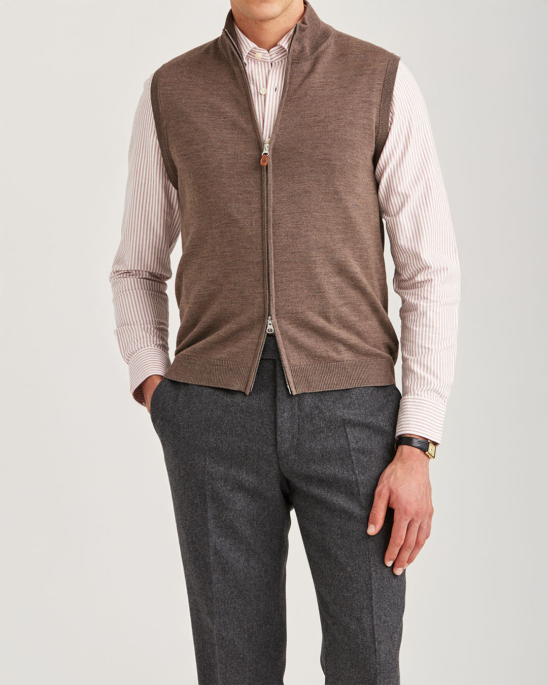 Morris Merino Zip Vest