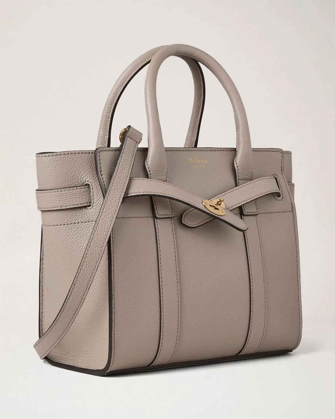 Mulberry Mini Zipped Bayswater Classic Grain