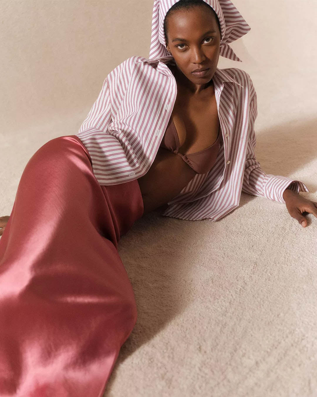 Vince Satin Maxi Skirt