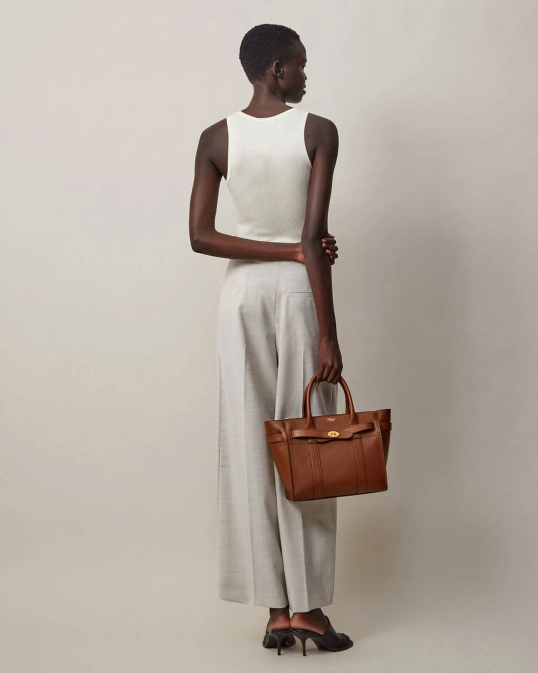 Mulberry Small Zipped Bayswater Two Tone