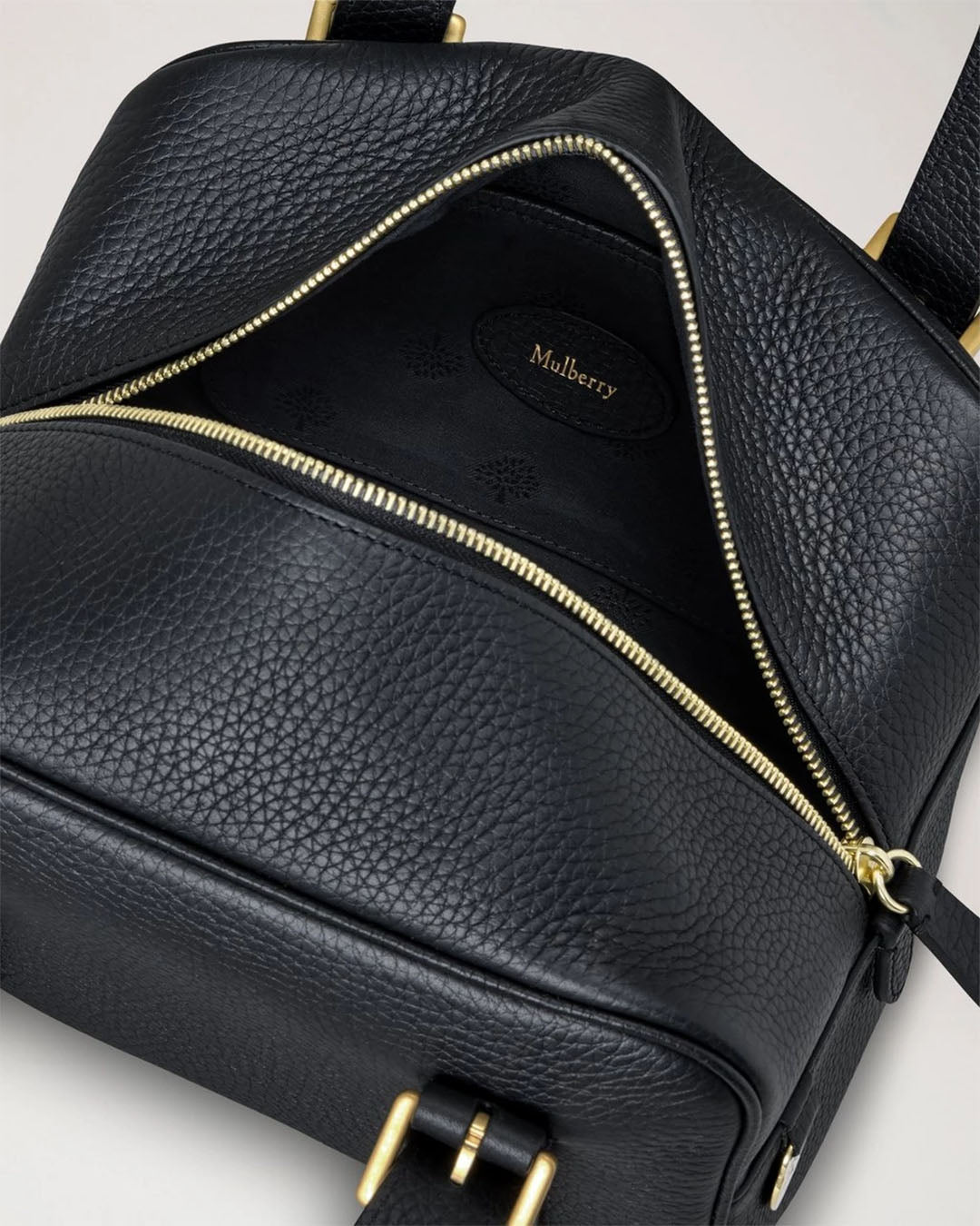 Mulberry Small Boston Heavy Grain