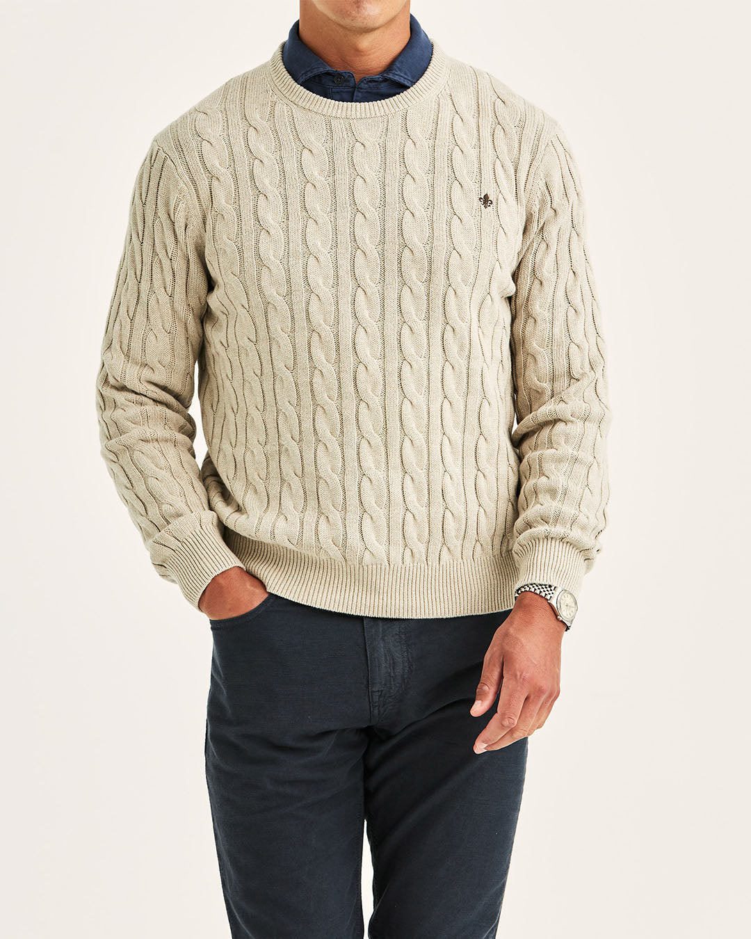 Morris Ethan Cable Oneck