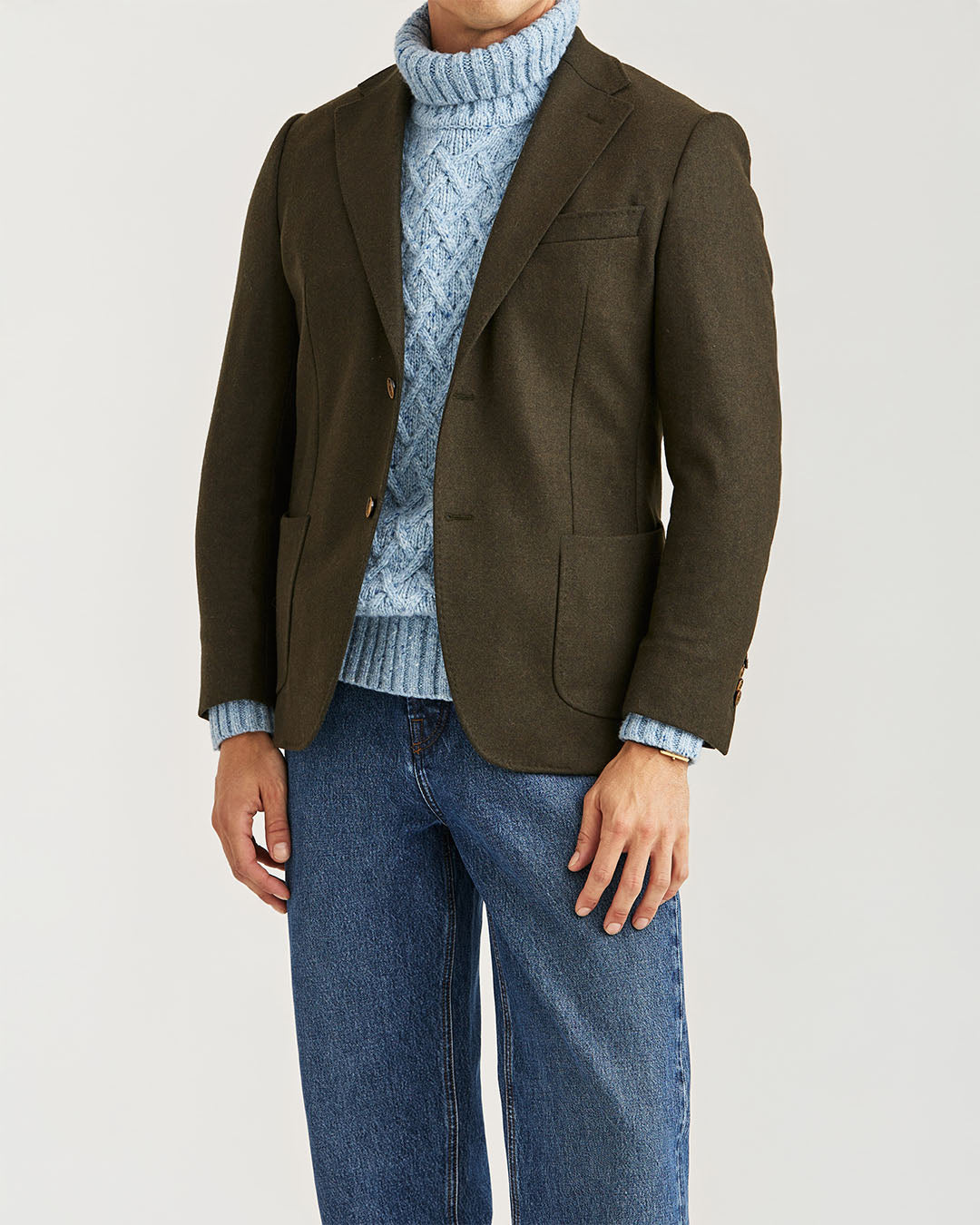 Morris Jersey Wool Casual Jacket