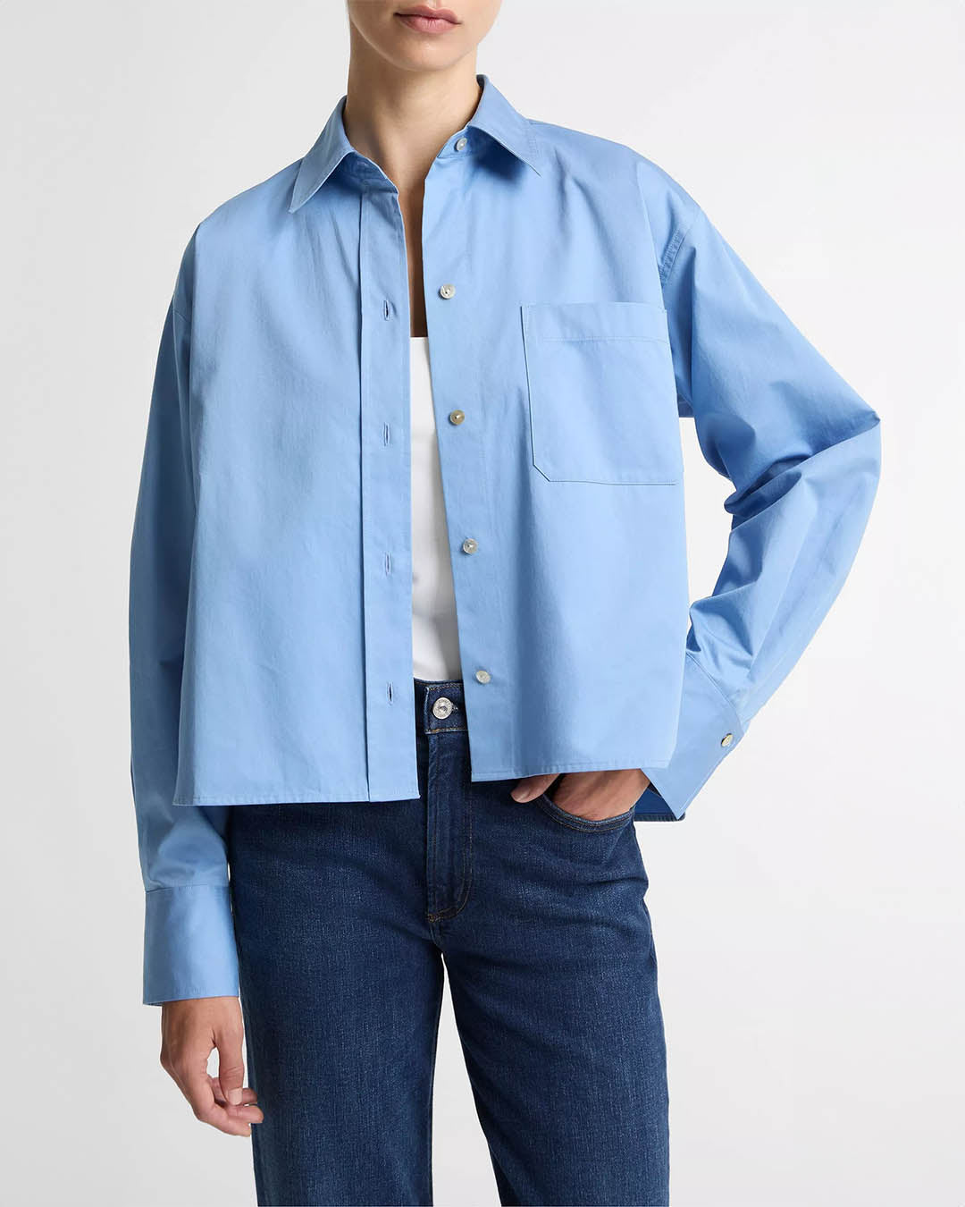 Vince Cropped Shirt
