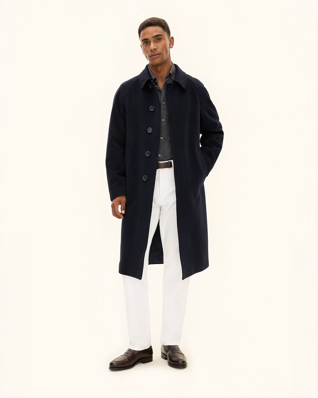 Oscar Jacobson Raglan Coat