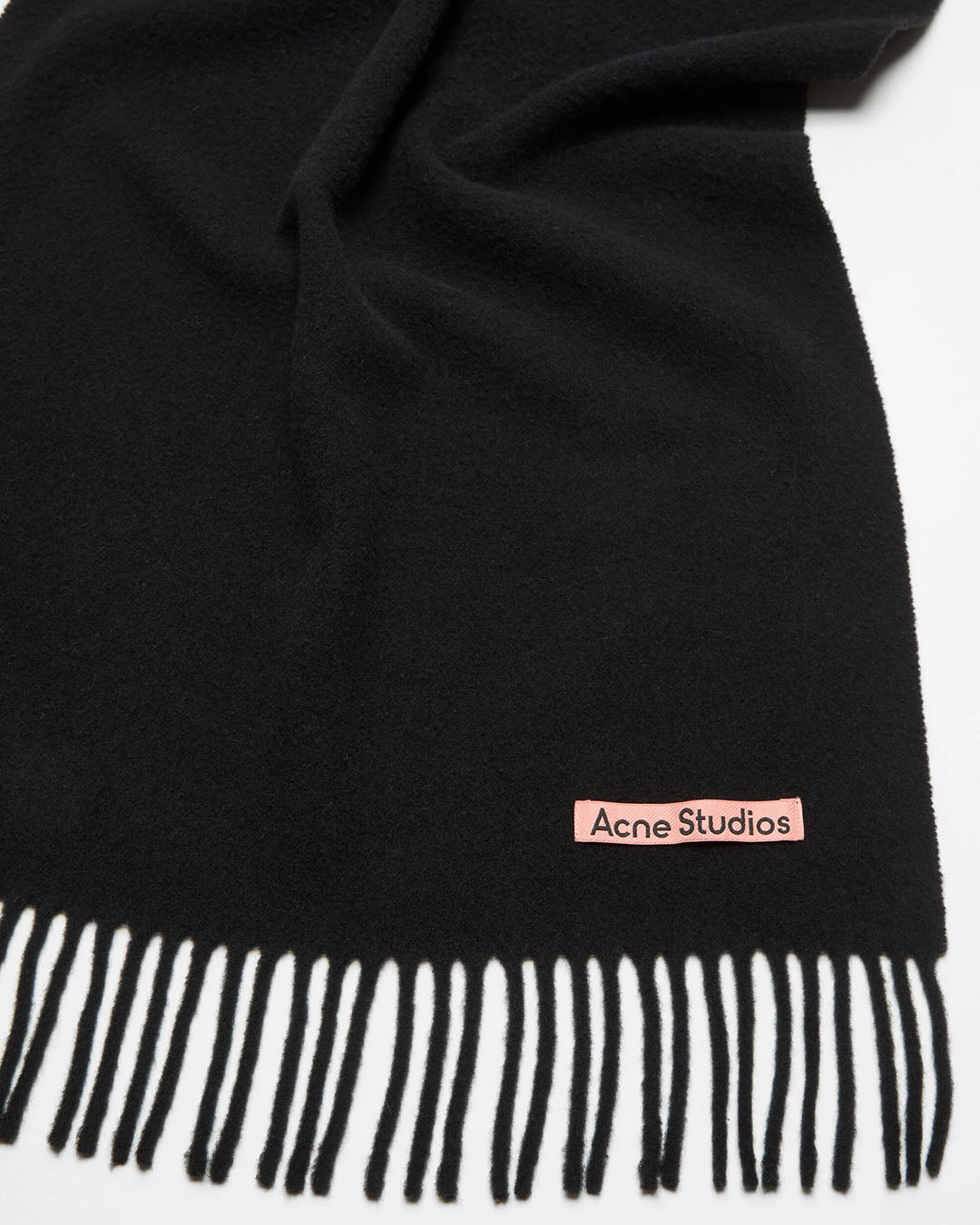 Acne Studios Fringe Wool Scarf