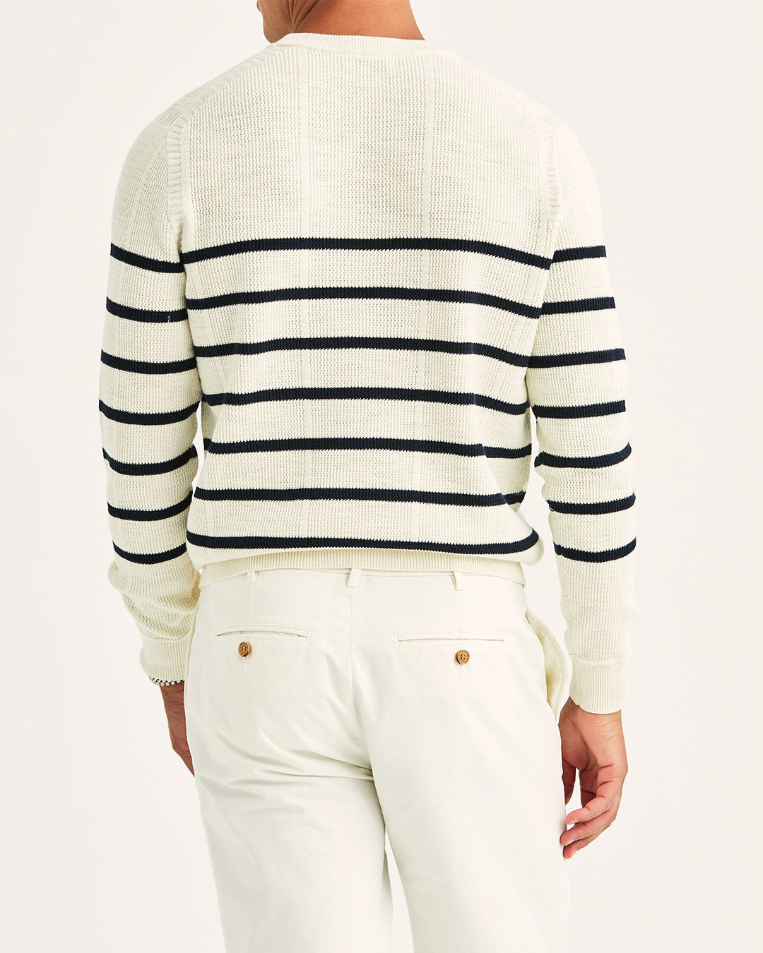 Morris Benedict Striped Oneck