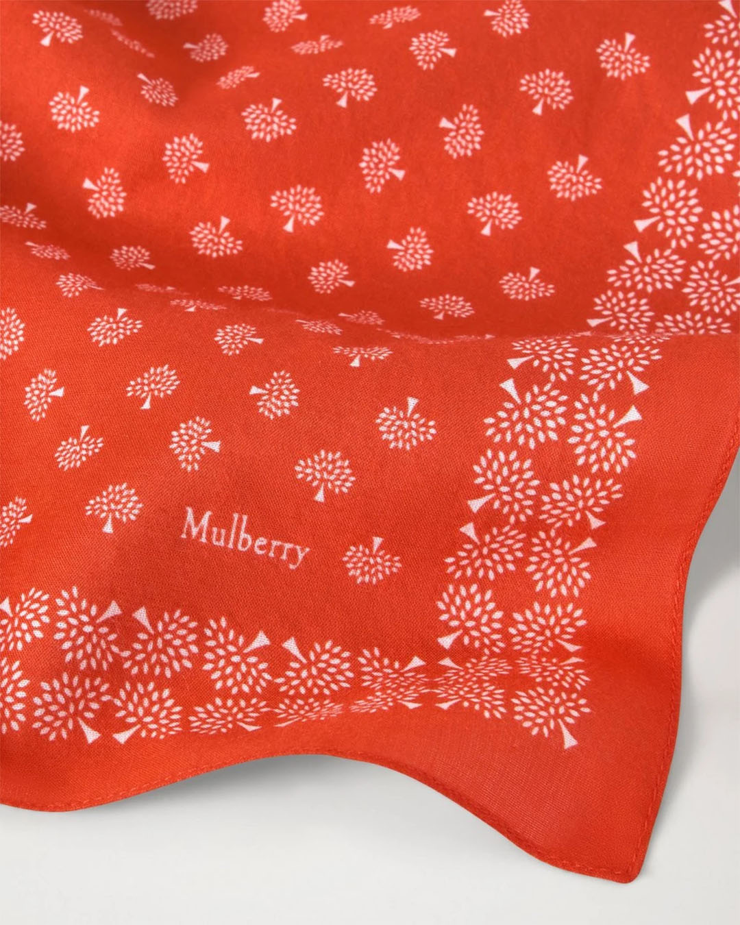 Mulberry Small Square Scarf - Mulberry Tree